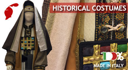 Theatrical costumes, roman armor, costumes for historical corteges